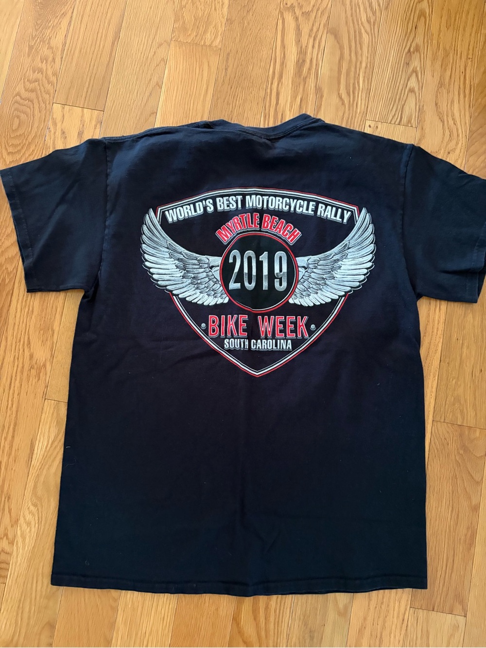 Myrtle Beach Bike Week 2019 Black Graphic Tee